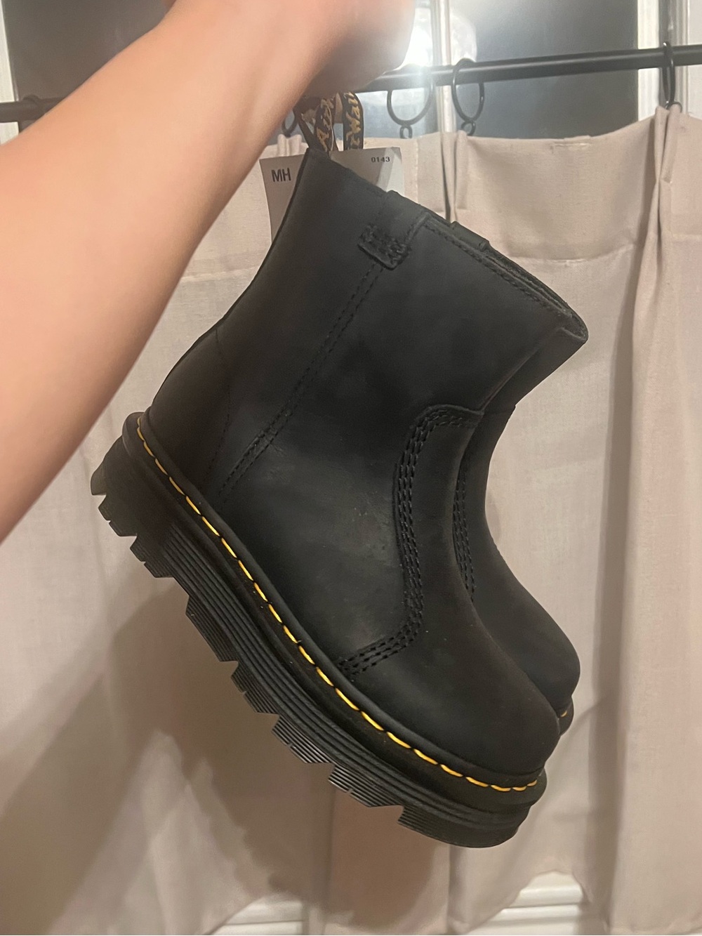 Dr. Martens Zebzag Rigger Boots - Brand New with Tags - Size 6